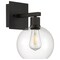 Access Lighting Port Nine Burgundy, Burgundy LED Wall Sconce, Matte Black Finish, Clear Glass 63145LEDDLP-MBL/CLR - alternate 8